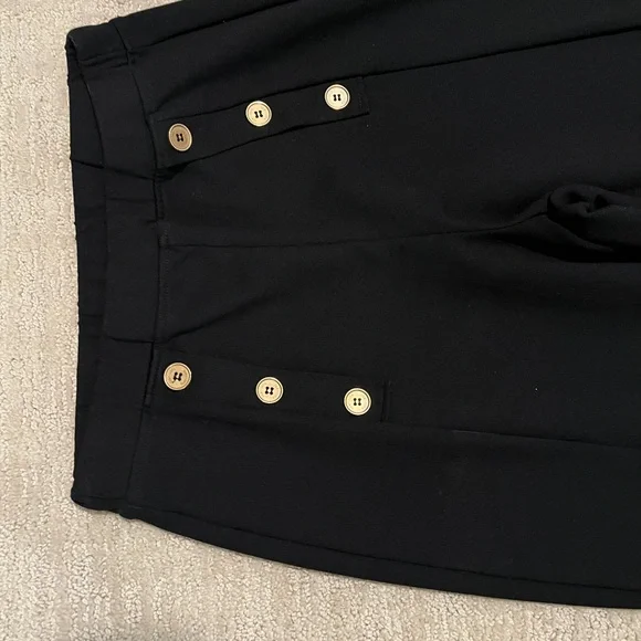 Saint + Sofia Chelsea Black Wide-Leg Pants - Picture 6 of 8